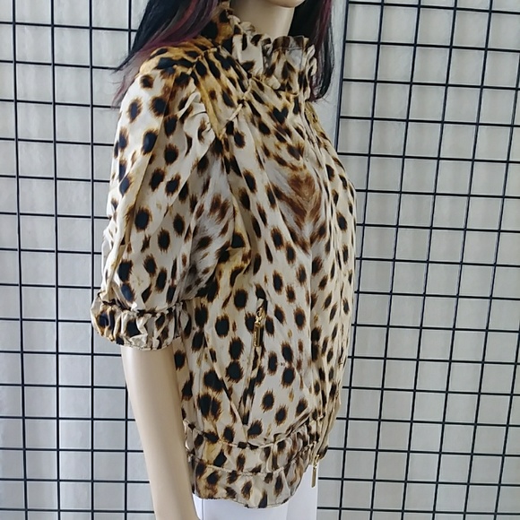 SALE! Roberto Cavalli Sz 42/M Cheetah Print Jacket - Picture 4 of 8